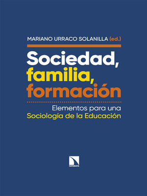 cover image of Sociedad, familia, formación